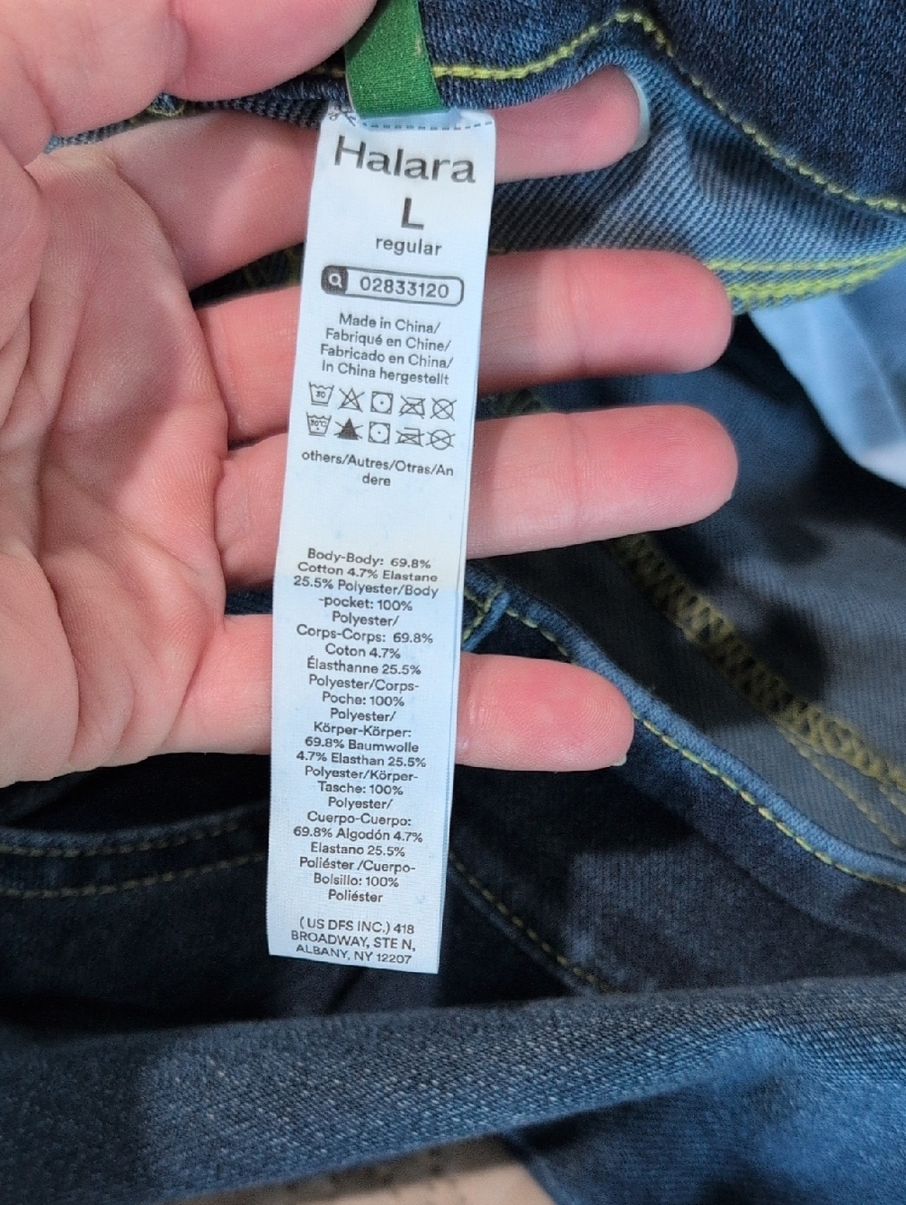 Halara Pull On Bootcut Jeans L - Picture 7 of 8